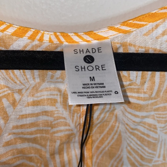 🦋NWT Women's Shade & Shore Tie-Front Long Sleeve Cover Up Top and Shorts! - Picture 7 of 15